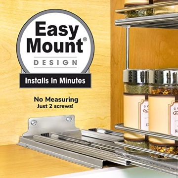 LYNK PROFESSIONAL Pull Out Spice Rack - Kitchen Organizer