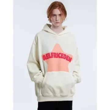 Aelfric Eden Gender-Neutral Oversized Star Print Hoodie