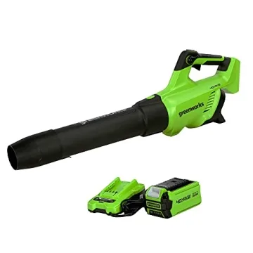 Greenworks 40V Cordless Axial Leaf Blower - 500 CFM, Battery Included