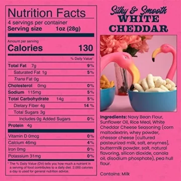 Nutritious White Cheddar Bean Puffs for Healthy Snacking