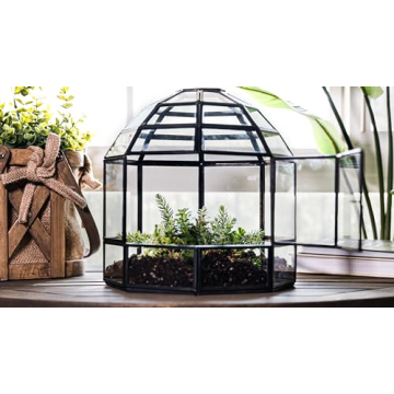 Urban Born Handmade Birdcage Large Glass Terrarium