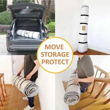 Foam Mattress Vacuum Bag for Easy Transport and Storage