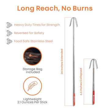 Family-Friendly Safety S'mores Roasting Stick