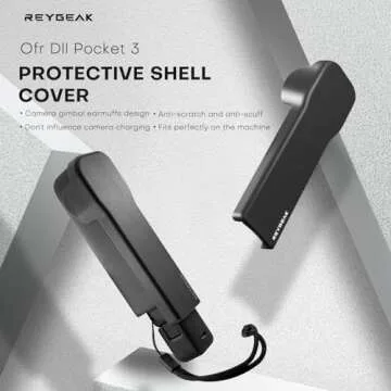 REYGEAK Gimbal Lens Protective Cover for DJI Osmo Pocket 3 - Lightweight & Durable