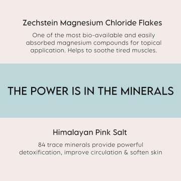 LA SALT CO Aromatherapy Bath Salt Soak, Zen | Mineral-Rich Himalayan Pink Salt & Magnesium Chloride, Sweet Orange, Lemon, Patchouli, Lavender & Peppermint | 16 oz