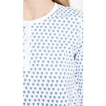 Roller Rabbit Hearts Pajamas Blue MD