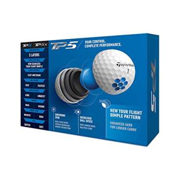 TaylorMade Golf 2021 TP5 GOLF BALLS