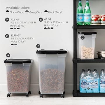 IRIS USA Airtight Dog Food Storage Container 50 lbs