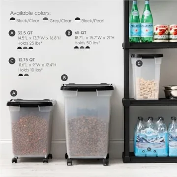 IRIS USA Airtight Dog Food Storage Container 50 lbs