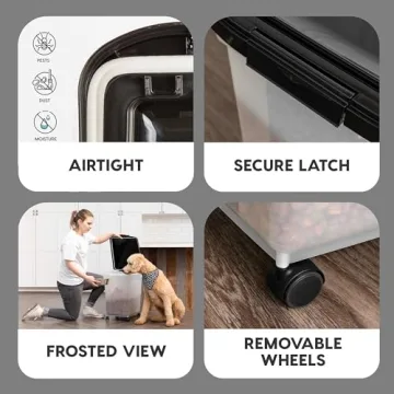 IRIS USA Airtight Dog Food Storage Container 50 lbs