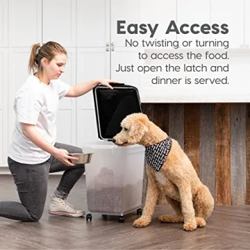 IRIS USA Airtight Dog Food Storage Container 50 lbs