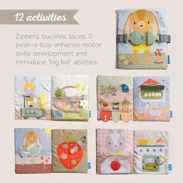 Taf Toys Montessori Activity Book for Toddlers Ages 1-3