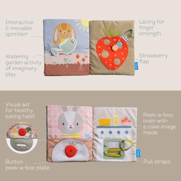 Taf Toys Montessori Activity Book for Toddlers Ages 1-3