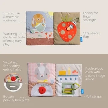 Taf Toys Montessori Activity Book for Toddlers Ages 1-3