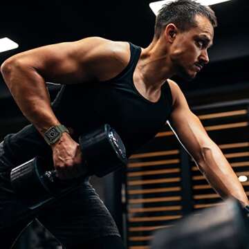 OROBAY Compatible with Apple Watch Band 45mm/44mm/42mm with Case, Shockproof Rugged Band Strap for iWatch SE2 SE Series 9/8/7/6/5/4/3/2/1 with Bumper Case Cover Men Women, Army Green