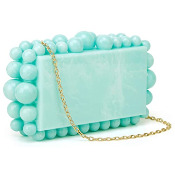URAWOW Acrylic Evening Handbag Stylish Clutch for Women