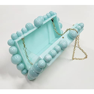 URAWOW Acrylic Evening Handbag Stylish Clutch for Women
