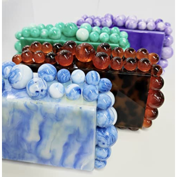 URAWOW Acrylic Evening Handbag Stylish Clutch for Women