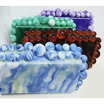 URAWOW Acrylic Evening Handbag Stylish Clutch for Women