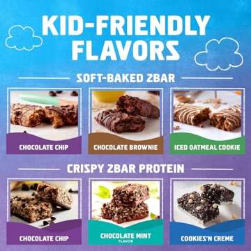 CLIF Kid Zbar and Zbar Protein - Variety Pack - Whole Grain Snack Bars - Made with Organic Oats - Non-GMO - 1.27 oz. (16 Count)
