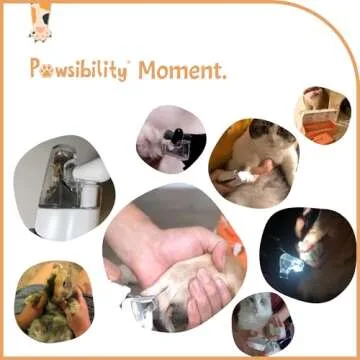 Pawsibility - Reinvented Pet Nail Clippers for Your Pal - USB Rechargeable LED Light for Bloodline | Razor Sharp and Durable Blade | Vets Recommended Trimming Tool for Dogs and Cats