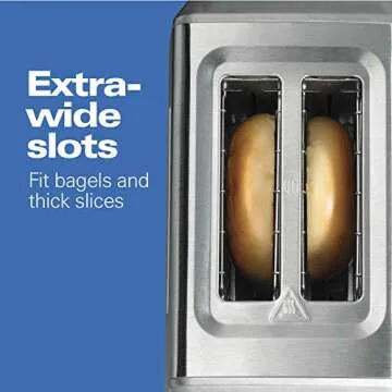 Hamilton Beach Toaster with Extra-Wide Slots and Digital Display
