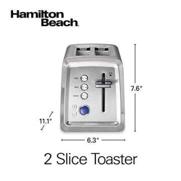 Hamilton Beach Toaster with Extra-Wide Slots and Digital Display