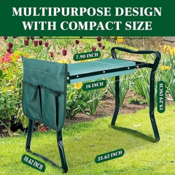 Garden Kneeler and Seat for Pain-Free Gardening
