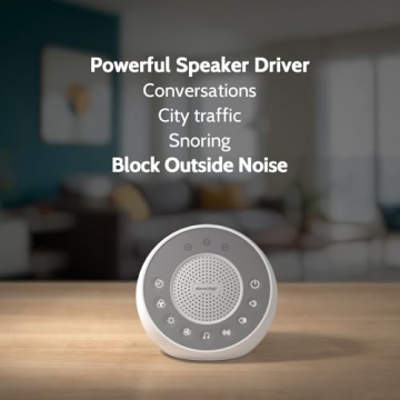 REACHER R2 White Noise Sound Machine for Peaceful Sleep