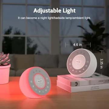 REACHER R2 White Noise Sound Machine for Peaceful Sleep