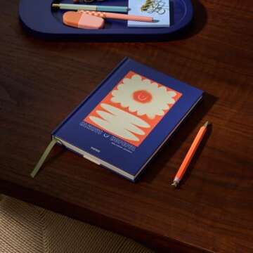 Papier Wellness Journal - Always Hopeful, 8.46"L x 6.02"W, Hardback | For Intentions, Feel-Good Goals & Wishlists| Silk Finish Paper & Undated Pages | Body & Mind, Gratitude Checks-In | Extra Note Pages