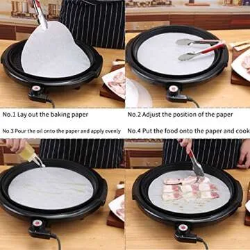 Premium 9 Inch Baking Parchment Circles for Easy Cooking