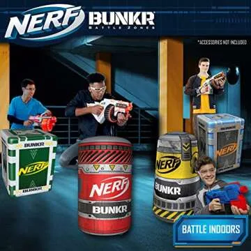 BUNKR Battle Zones Nerf Competition Inflatable Pack of 4
