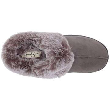 Jessica Simpson Clog Slippers - Cozy Faux Fur Comfort