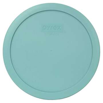 Vibrant Pyrex Food Storage Lid Set: BPA-Free & Versatile