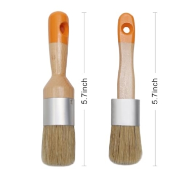 MAXMAN Chalk Paint Brushes – Versatile Round Brush Set