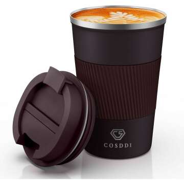 Insulated Tumbler - Spill Proof Coffee Mug 12 oz