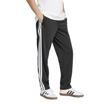 adidas Mens 3-Stripes Tricot Regular Fit Open Hem Sportswear Track Pants - Comfort Meets Style.