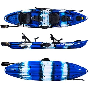 Tandem Fishing Kayak for Family Fun on Water