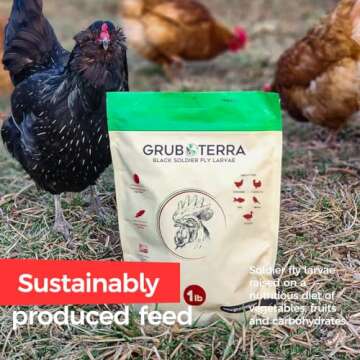 GrubTerra Dried Black Soldier Fly Larvae for Poultry