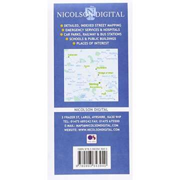 Stirling Street Guide: Including Bannockburn, Bridge of Allan, Callander, Cowie, Coune, Dunblane, Fallin, Plean