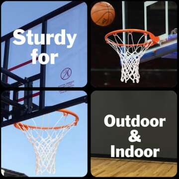 Amble Heavy Duty Basketball Net for Indoor and Outdoor Play