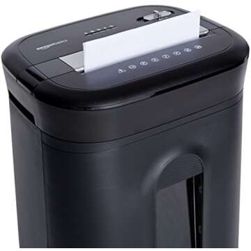 Amazon Basics 15 Sheet Cross Cut Shredder for Efficient Shredding