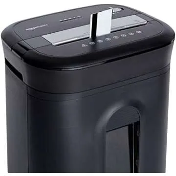Amazon Basics 15 Sheet Cross Cut Shredder for Efficient Shredding