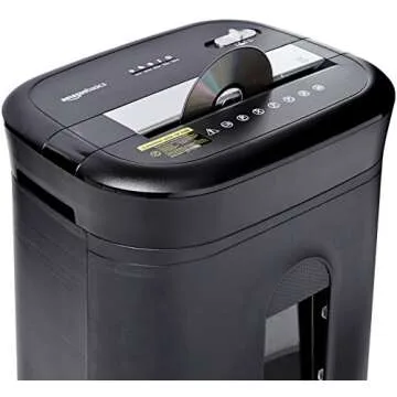Amazon Basics 15 Sheet Cross Cut Shredder for Efficient Shredding