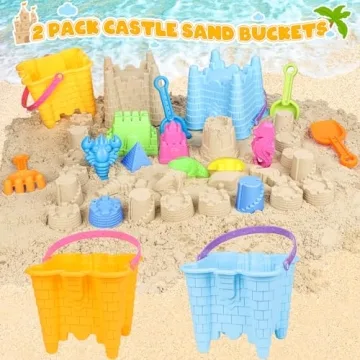 KUBUSFLY Beach Toys for Toddlers - Sand Castle Fun