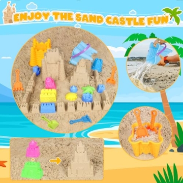 KUBUSFLY Beach Toys for Toddlers - Sand Castle Fun