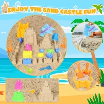 KUBUSFLY Beach Toys for Toddlers - Sand Castle Fun
