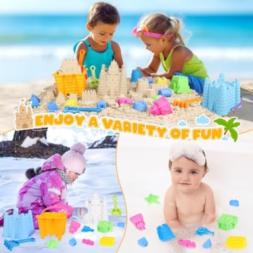 KUBUSFLY Beach Toys for Toddlers - Sand Castle Fun