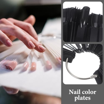 SOLUSTRE Nail Tips 150Pcs for Art & Display Success